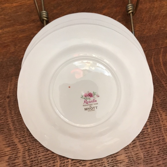 Myott Plates 4 Ironstone - Picture 4 of 6
